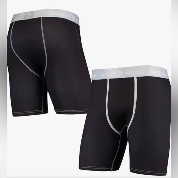 Men’s Black Beast Mode Jersey PSD Boxer Briefs. Size Small - Picture 2 of 5
